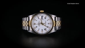 Pre-Owned Rolex Datejust Mens 36mm Automatic Stainless Steel and 18kt Yellow Gold Watch