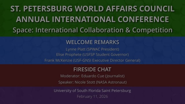 2026 SPWAC Space Conference Welcome Remarks - Fireside Chat