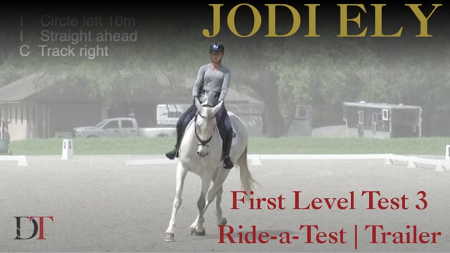 First Level Test 3 Ride-a-Test | Jodi Ely | TRAILER