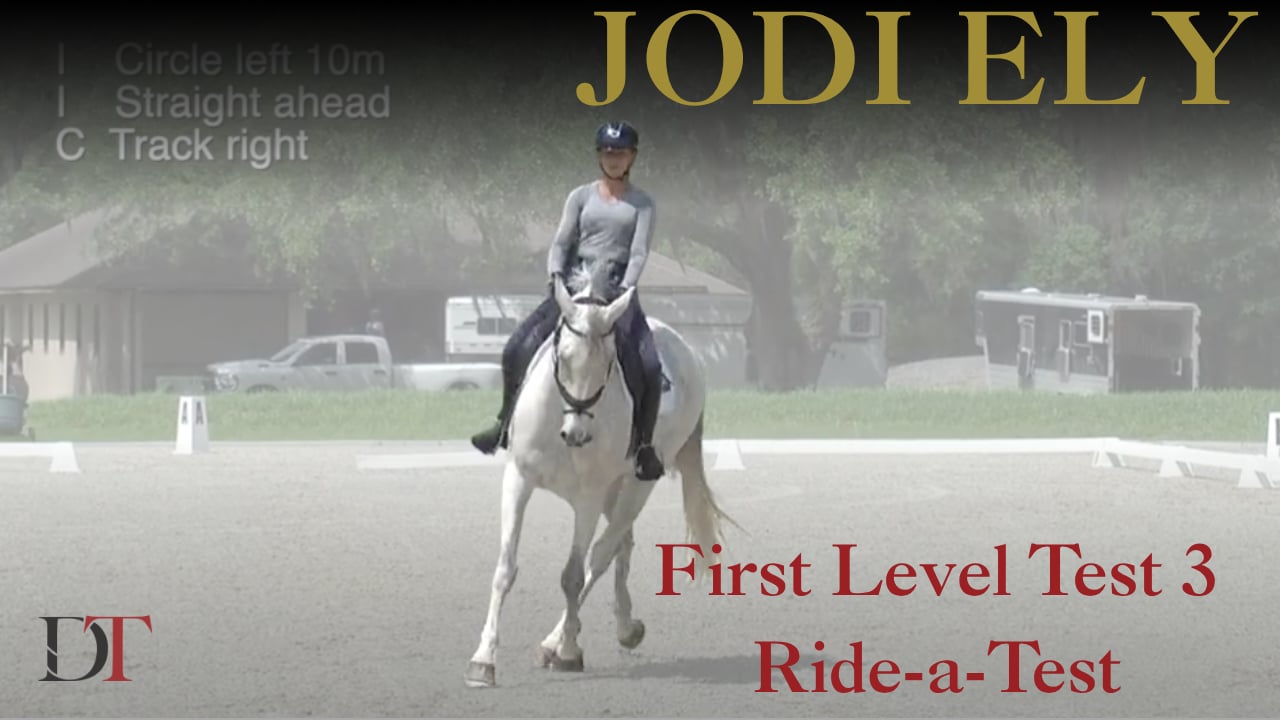 First Level Test 3 Ride-a-Test | Jodi Ely