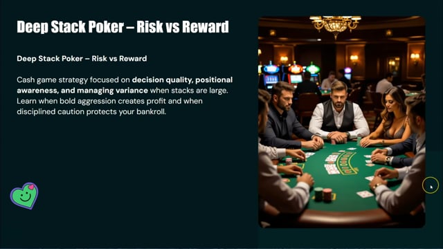#745: Deep Stack Poker- Risk vs Reward