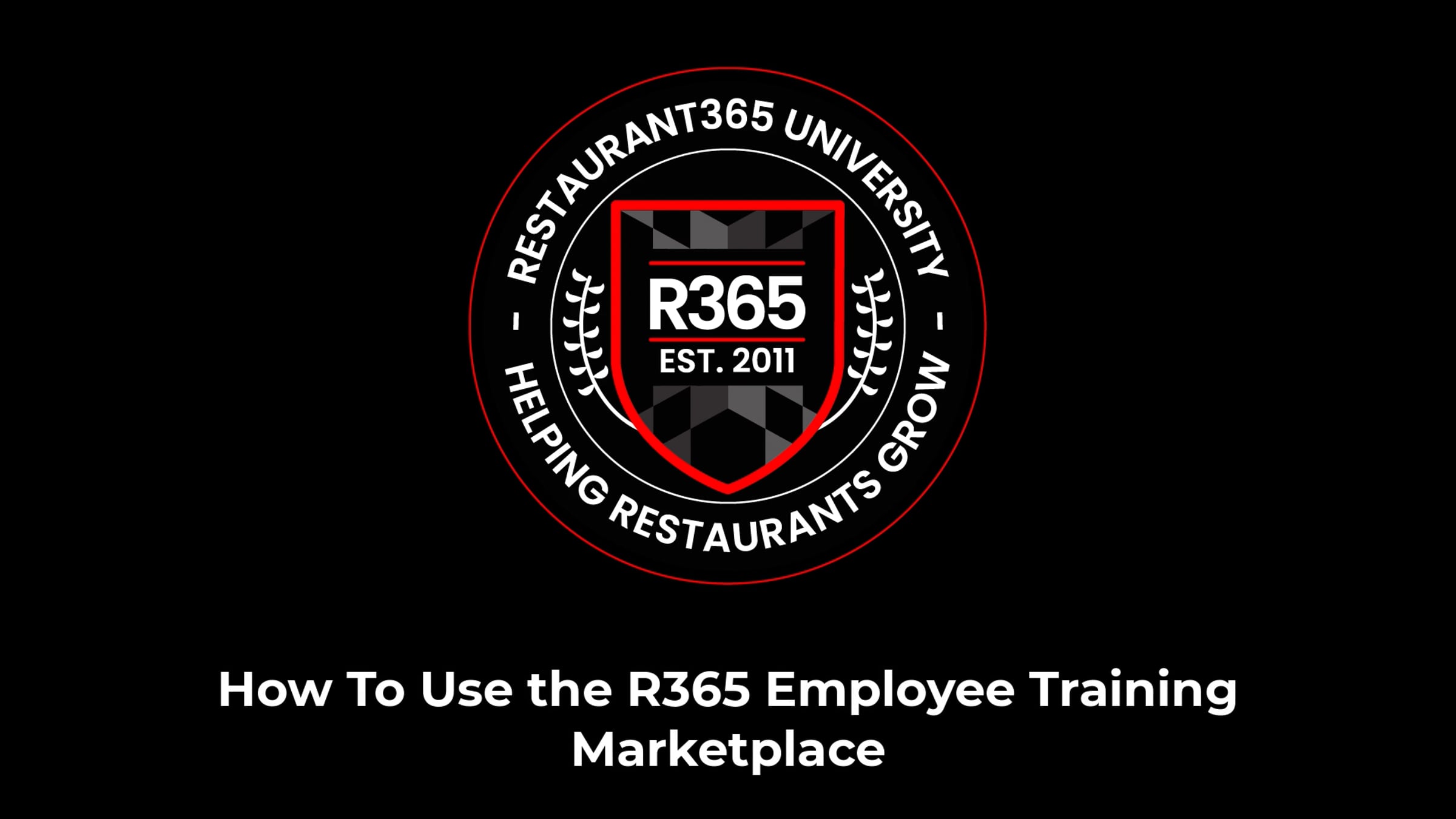 How To Use the R365 Employee Training Marketplace | Videos & Movies on ...