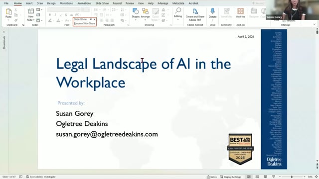 The Rise of AI at Work: Opportunities, Regulations, and Responsible Practices