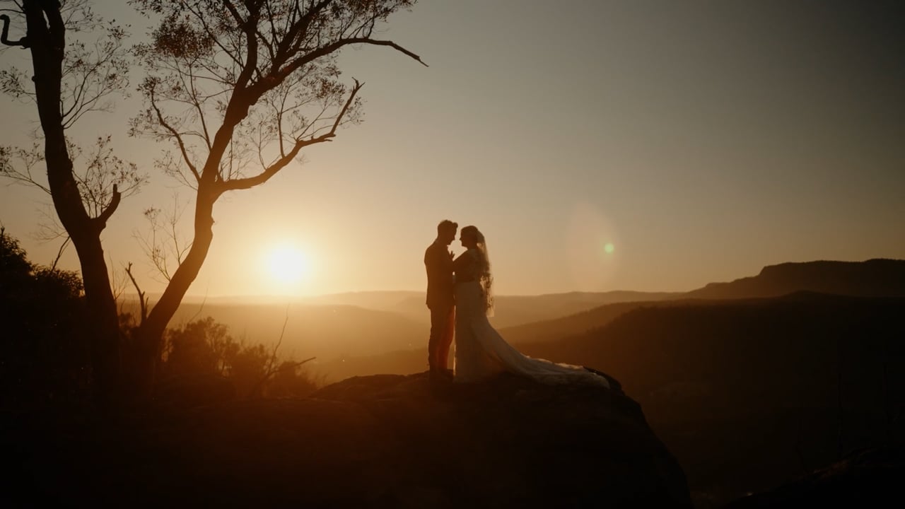 Still from Ari and Jerrod's Kangaroo Valley wedding film
