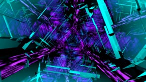 Abstract triangular tunnel