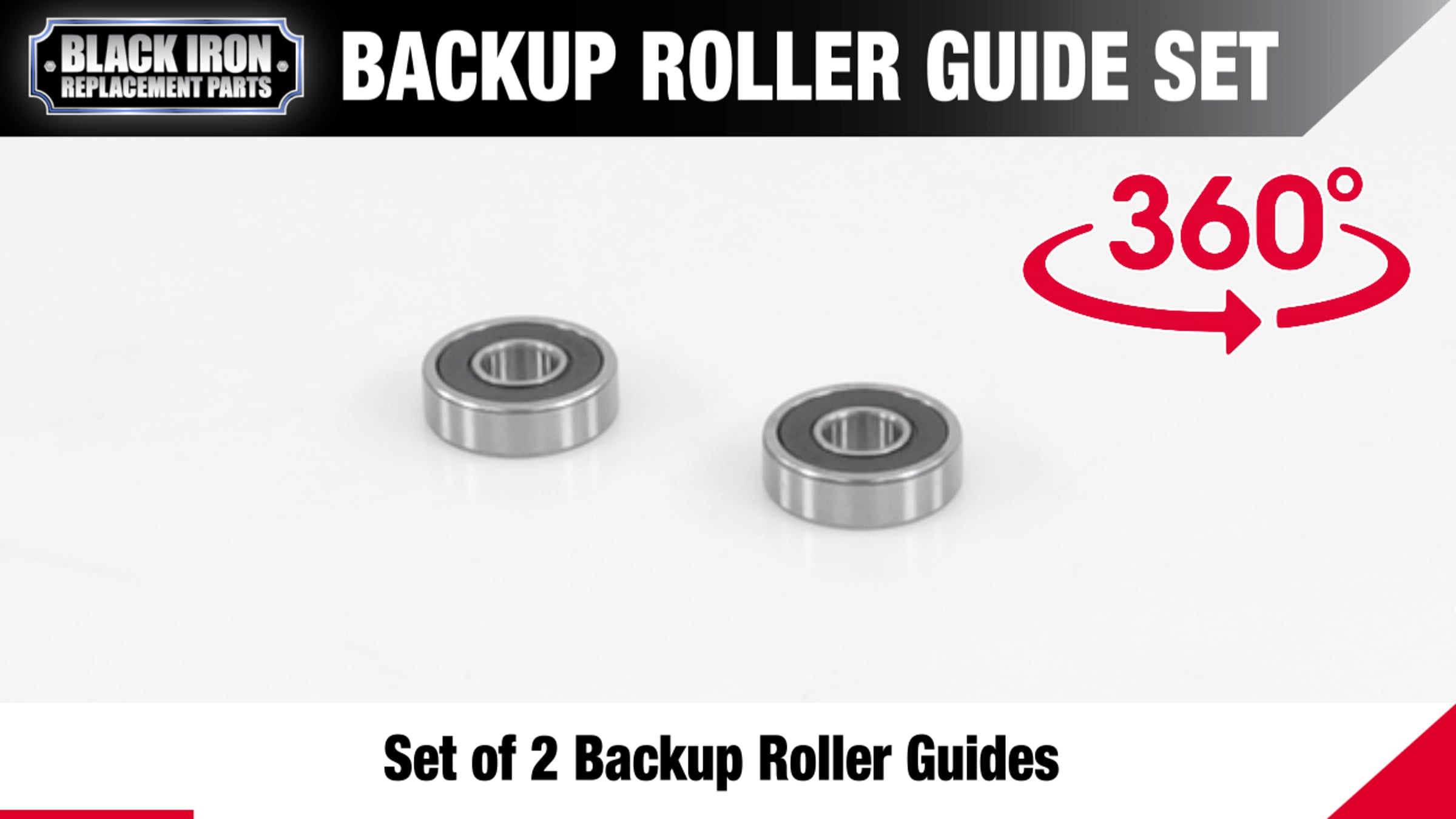 Upgrade Set of 2 Back Up Guides Backup Roller Guides 360° Video ...
