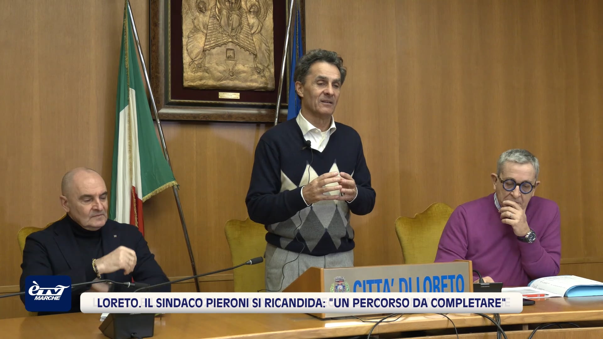 Loreto. Il sindaco Pieroni si ricandida: 