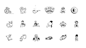Animated English Doodle Icon Set, an Outline Icon by Vectors Market (Thumbnail 5 of 5)
