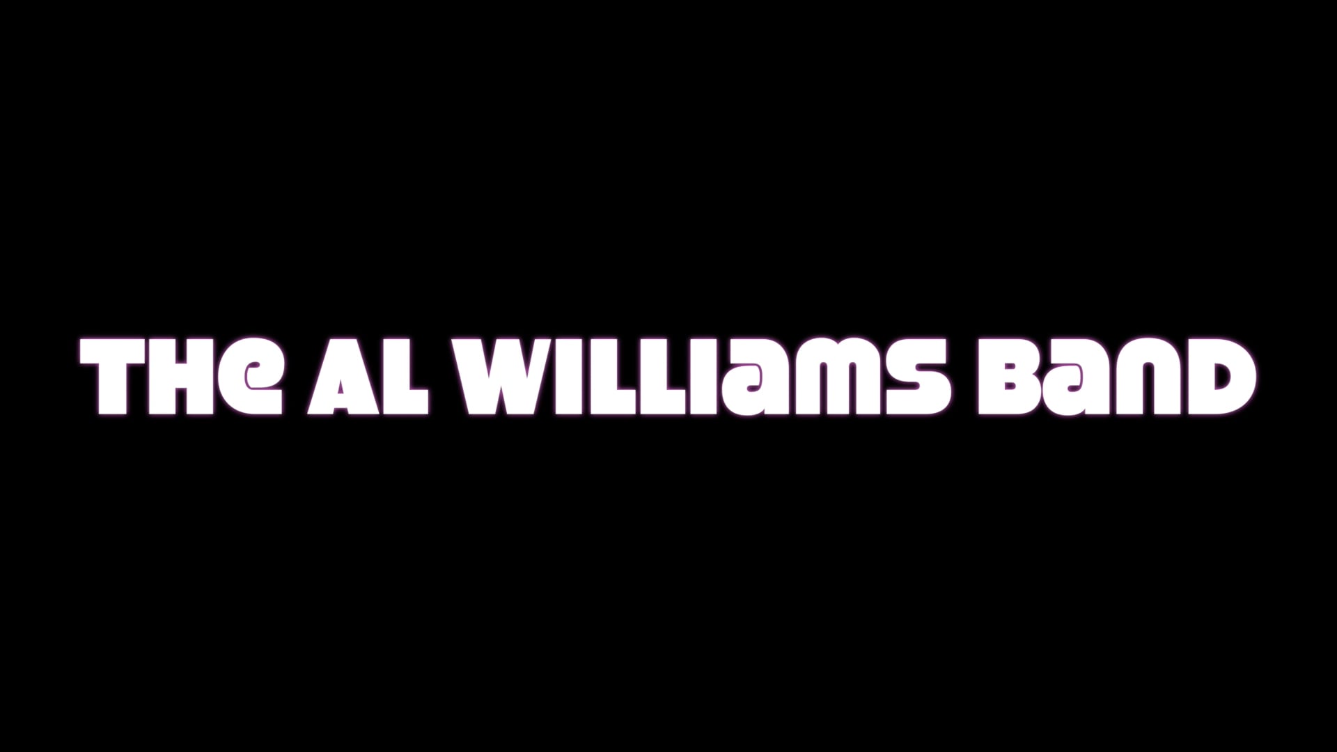 Promotional video thumbnail 1 for Al Williams Band