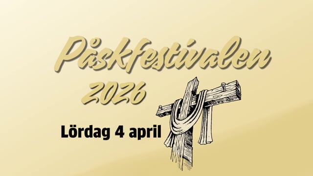 ⁣Lördag 4 april - Påskfestivalen 2026 - Hope Church Vetlanda