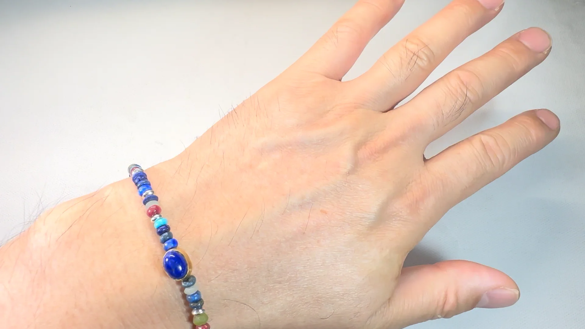LAPISLAZULI BRACELET(ラピスラズリーブレスレット)｜COLOR-NAVY