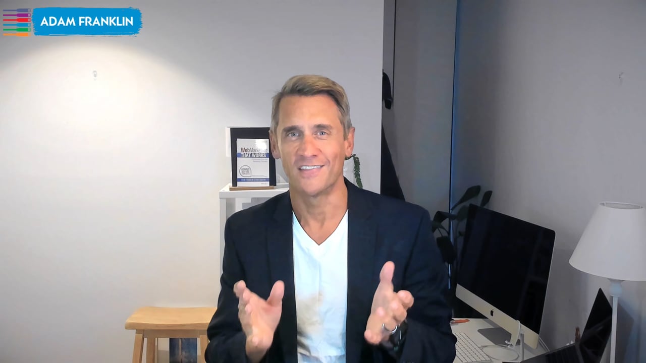 Adam Franklin in his office, welcome video