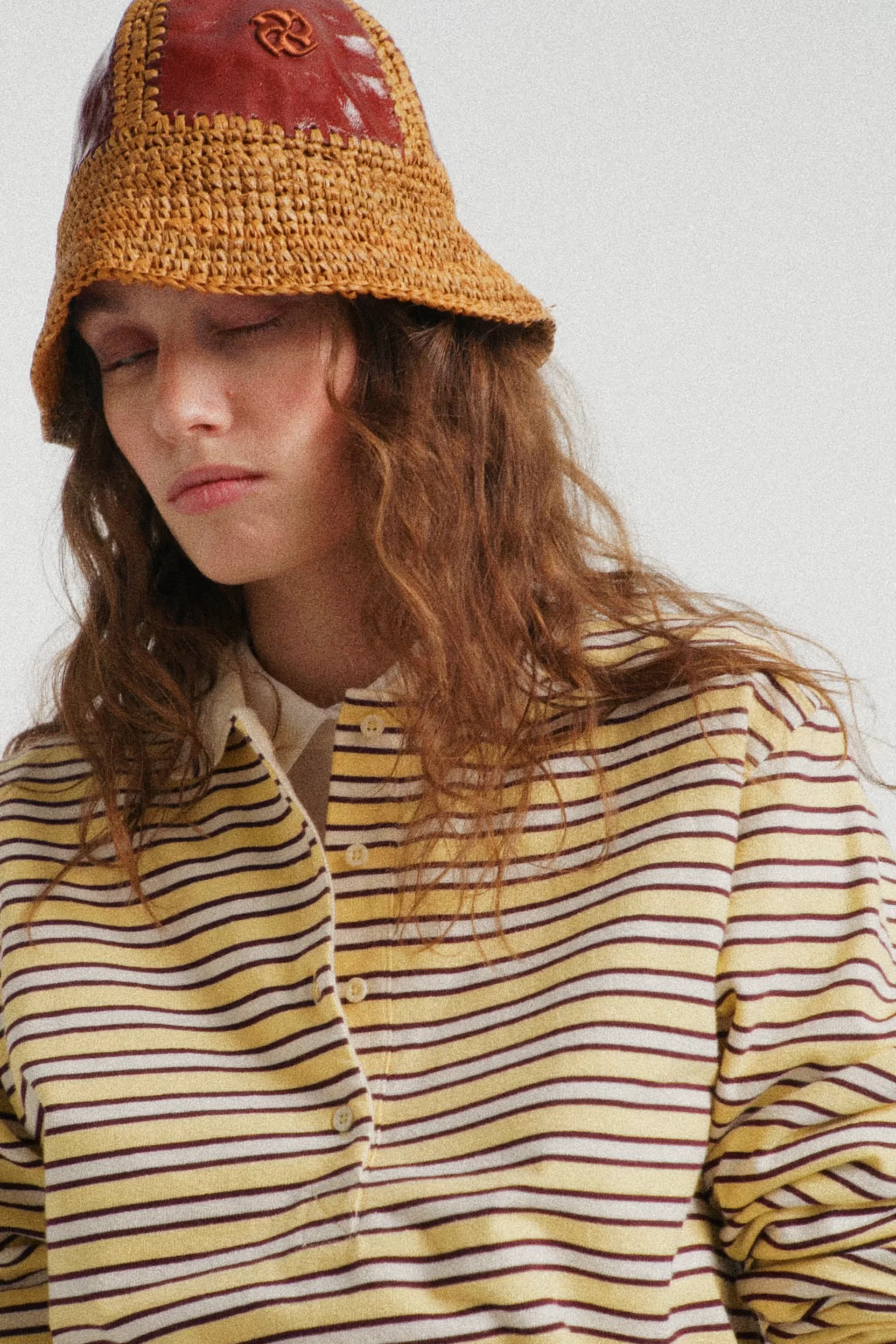 SUMMER DAZE raffia bucket hat | Dorothee Schumacher