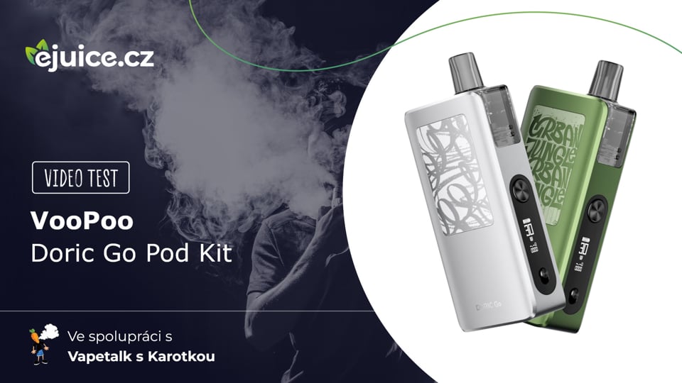 VooPoo Doric Go Pod Kit - video test (CZ)