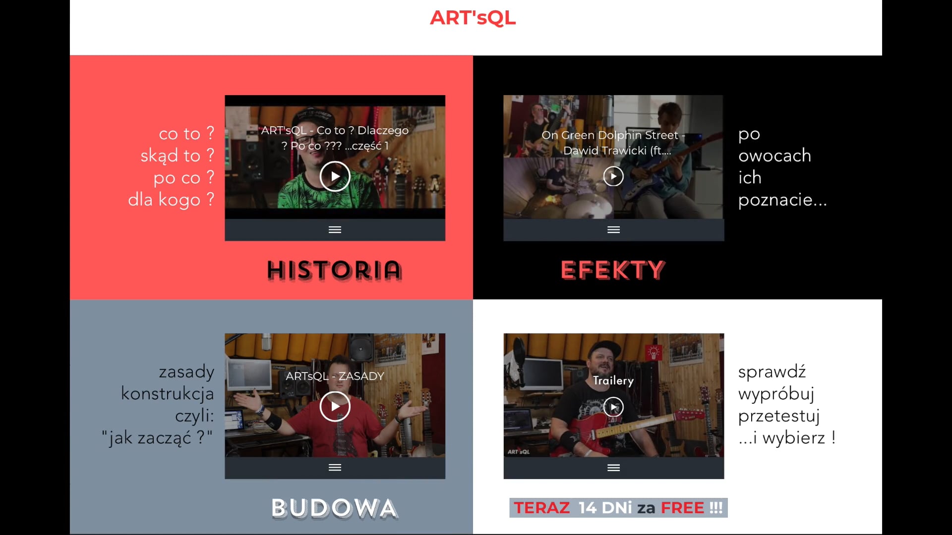 ART'sQL - Twórz, nie powielaj / Create, Don’t Repeat