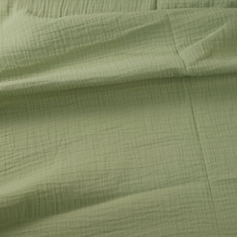 Vidéo: Double gaze 100% coton - Vert pistache