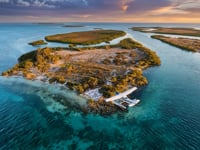 Arrow Head Caye – Private island in Belize, Central America – video thumbnail