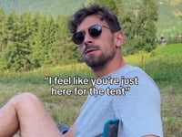 You_re here for the tent