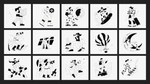 Animated Monochrome Illustration Set, an Object Illustration by Vectors Market (Thumbnail 5 of 5)