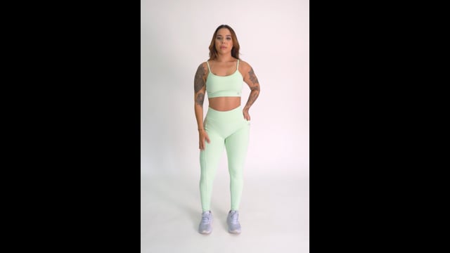 Legging Com Bolso Básica Verde JuPxt