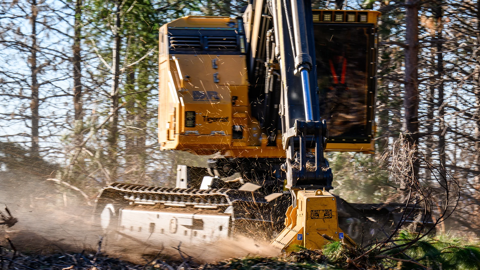 LX825 | Convertible Mulcher/Feller Buncher | Wildfire Mitigation