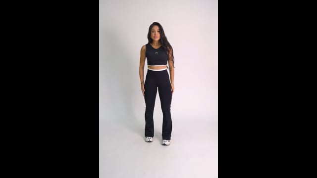 Conjunto Calça Flare Preto JuPxt