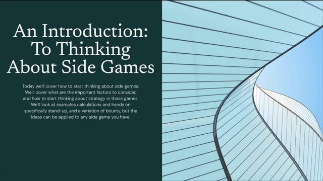 #746: An Introduction to Side Games