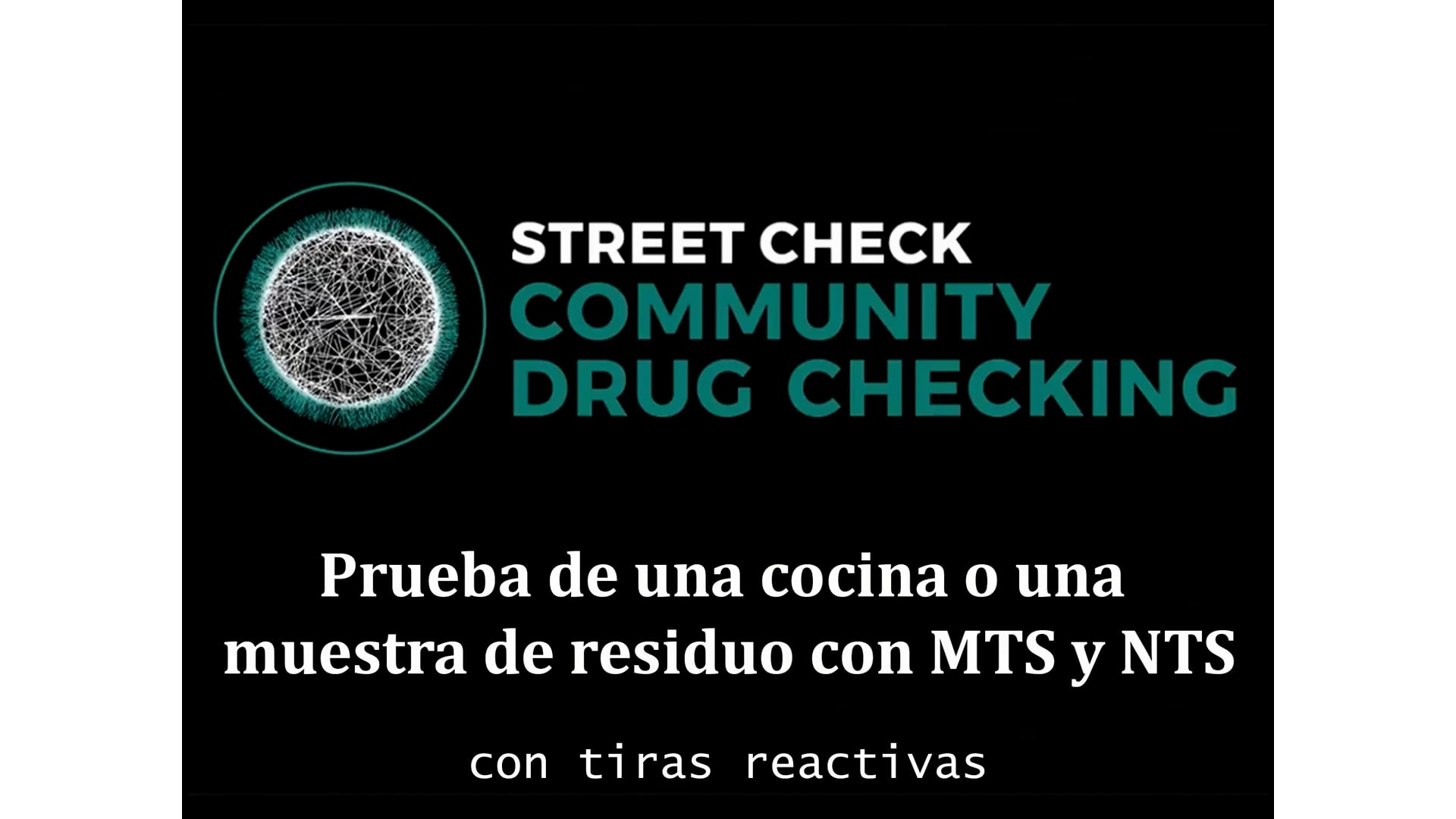 Prueba de una cocina o una muestra de residuo con MTS y NTS