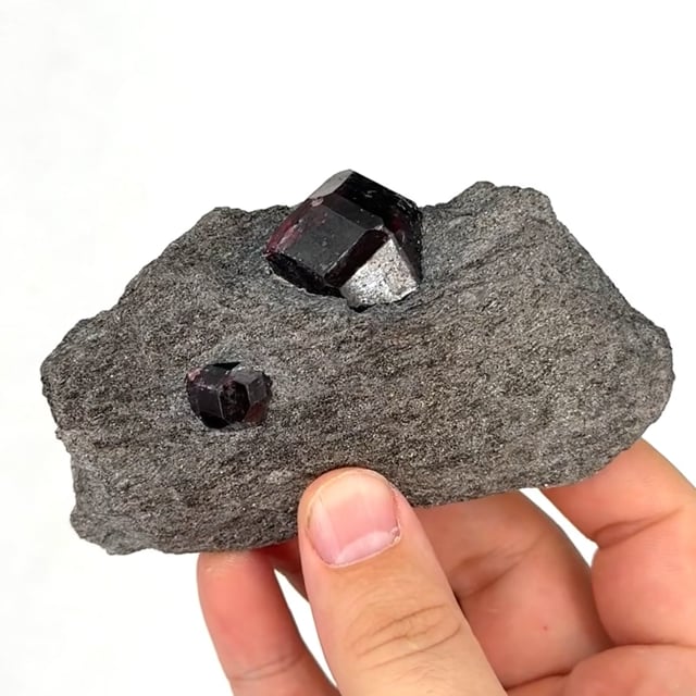 Almandine Garnet in schist (classic locale) | Garnet Ledge