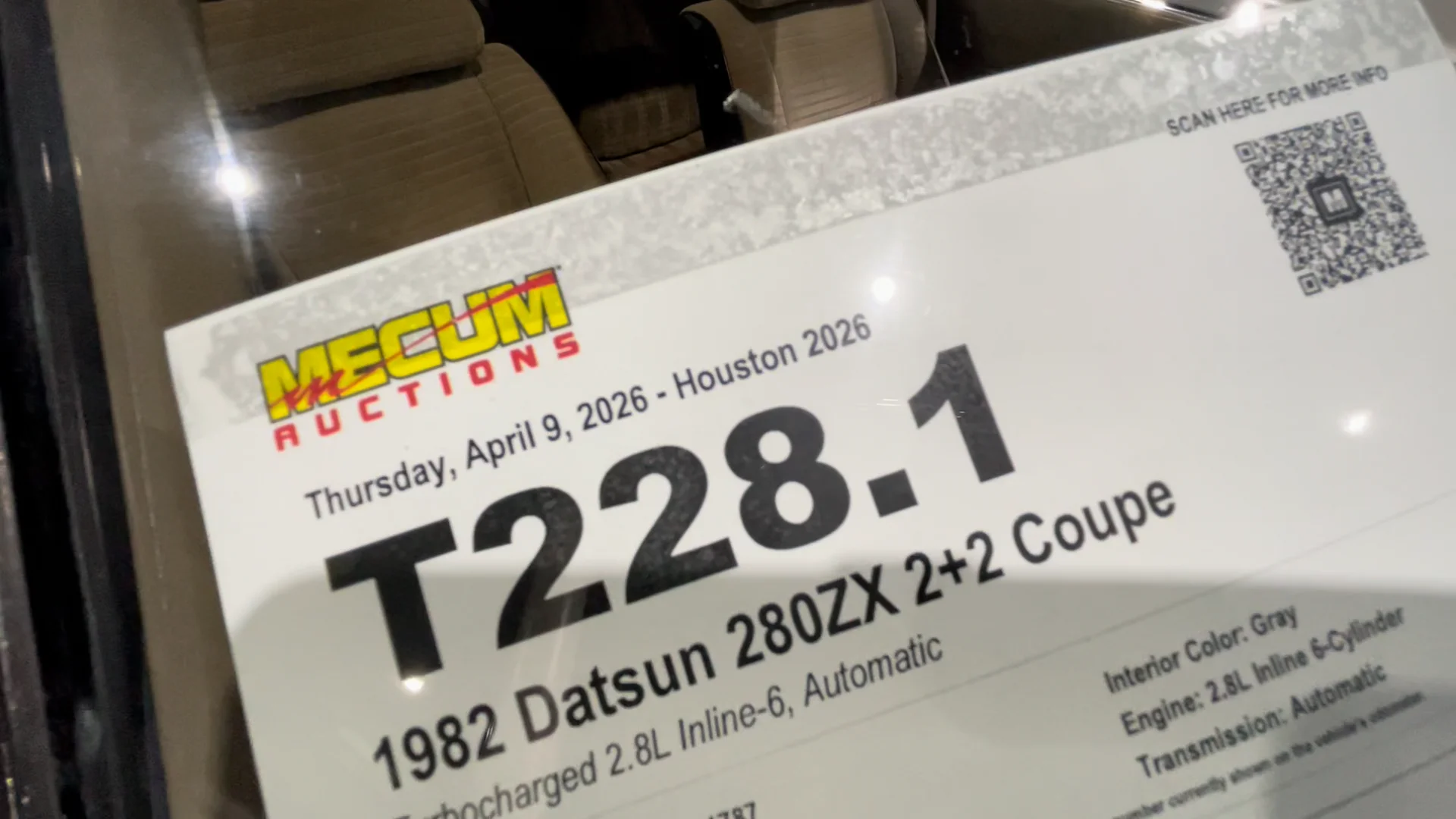 T228.1 - 1982 Datsun 280ZX 2+2 Coupe | Videos & Movies on Vimeo