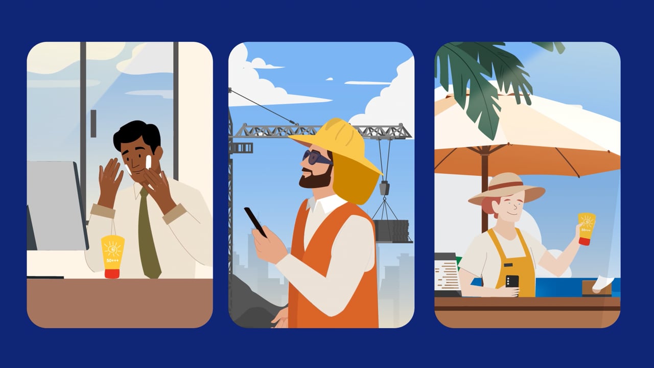 Be SunSmart, check the SunSmart Global UV app