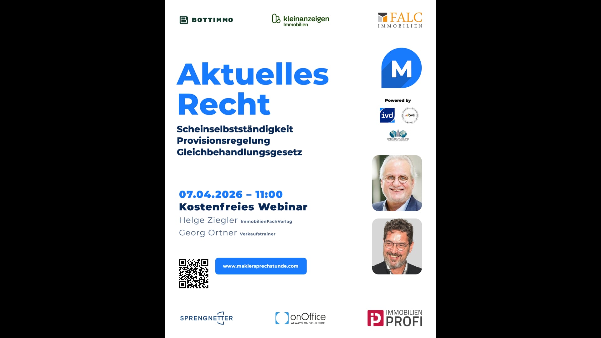 Aktuelles Recht: Scheinselbstständigkeit, Provisionsregelung, Gleichbehandlungsgesetz