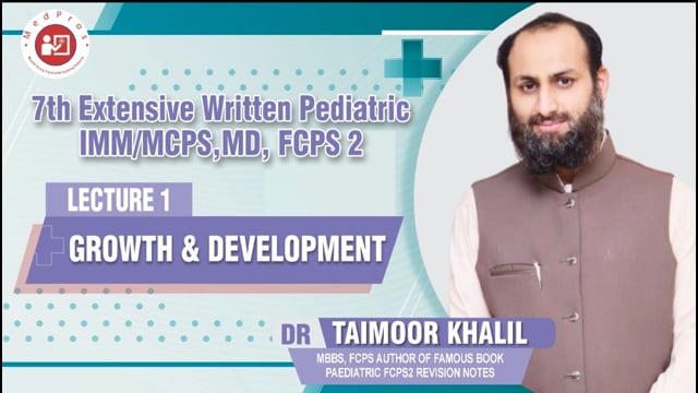 Growth & development || Lecture-1 || Dr Taimoor Khalil