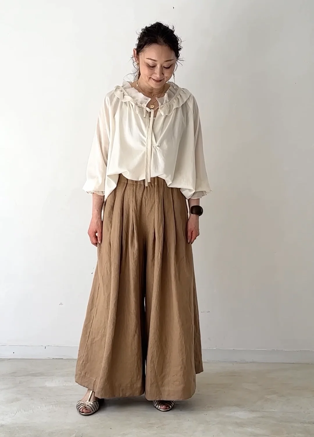 リネンタックワイドパンツ | HUG O WaR ONLINE STORE