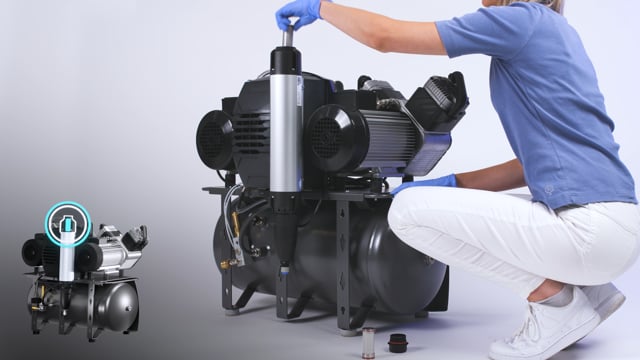 DuoTandem｜フィルター交換｜Duerr Dental