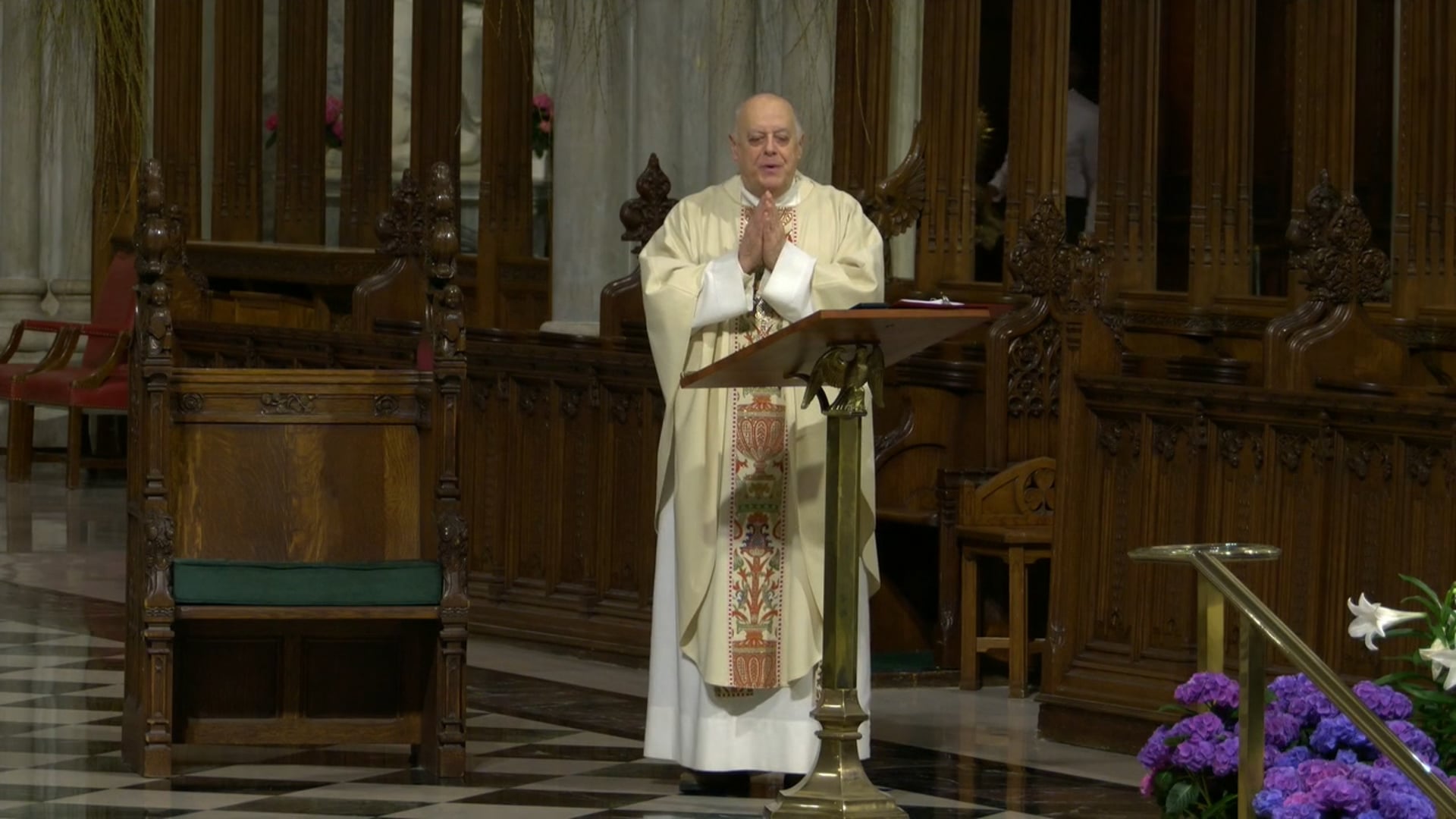 Mass from St. Patrick's Cathedral - April 10, 2026