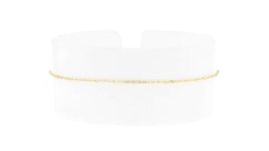 Italian 1mm 10kt Yellow Gold Cable-Chain Bracelet