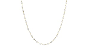 1.00 ct. t.w. Lab-Grown Diamond Necklace in 18kt Gold Over Sterling