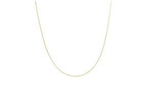 1mm 10kt Yellow Gold Adjustable Wheat-Chain Necklace