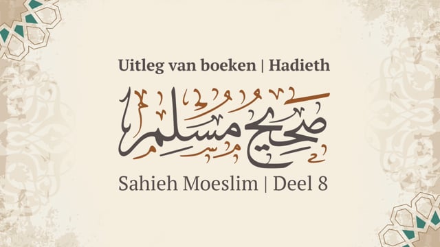 Sahieh Moeslim | Deel 8