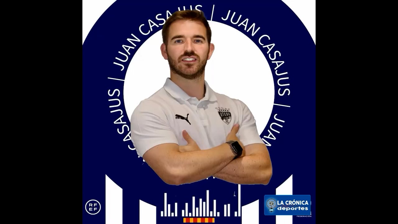 LA PREVIA / Utebo FC - SD Eibar B / JUAN CASAJÚS (Entrenador Utebo) Jor. 31 - Segunda Rfef Gr. 2 / Fuente: Facebook Utebo FC