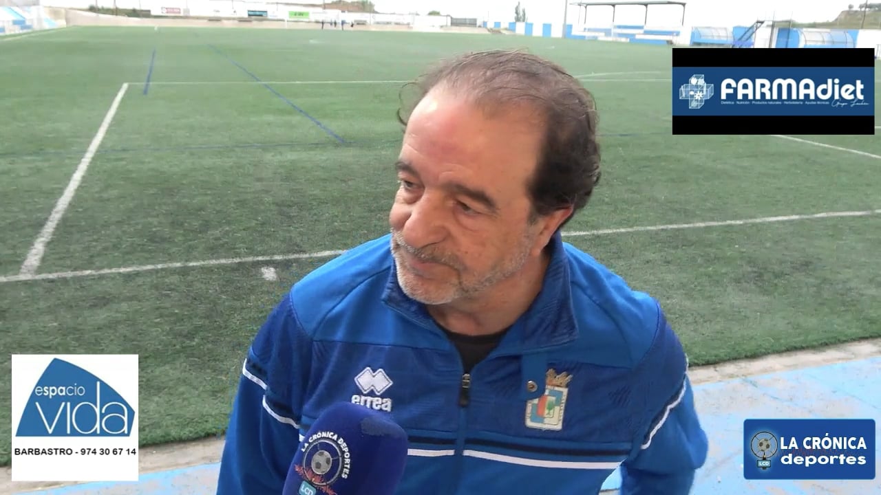 FÉLIX JIMÉNEZ (Entrenador Tamarite) CDJ Tamarite 1-1 CD Zuera / Jor. 30 / Tercera Rfef