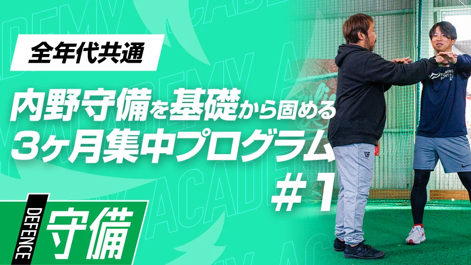 高島誠/守備編(Academy)」、「【なぜ捕れない？】守備が変わる第一歩