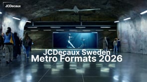 JCDecaux Metro Formats Showcase 2026