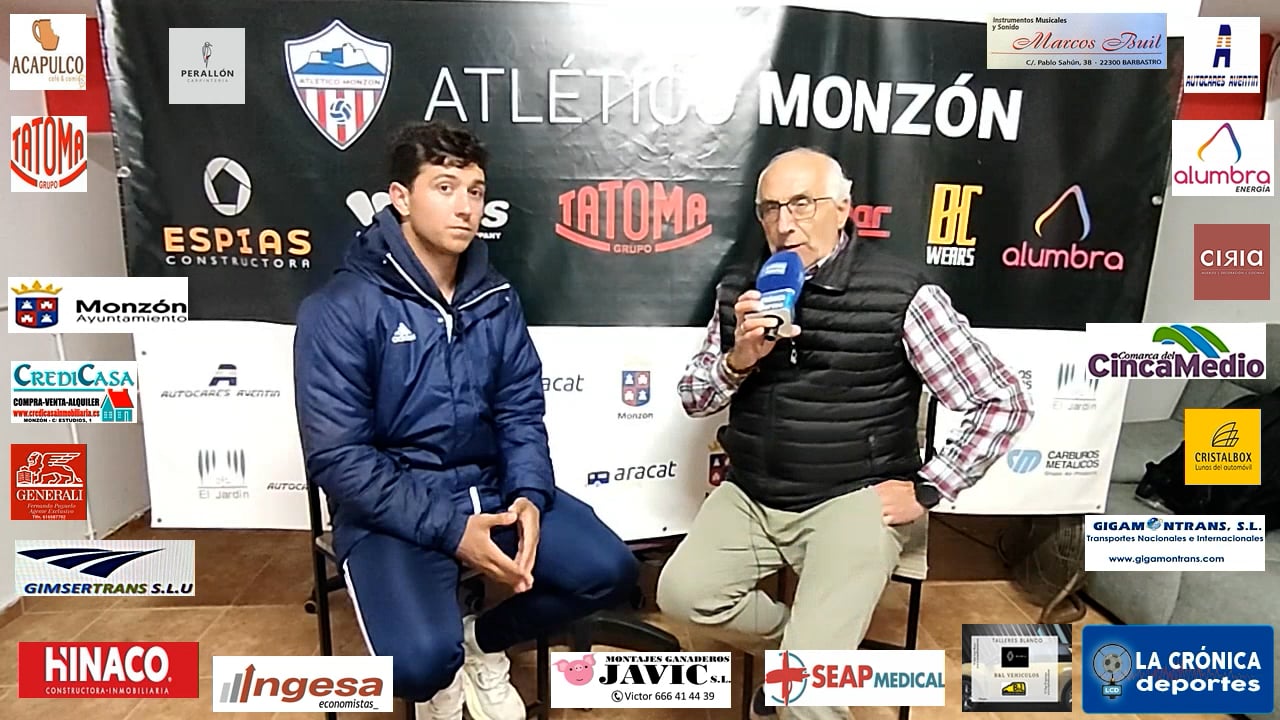 CARLOS  DE CASTRO (Jugador Casetas) At Monzón Alumbra 7-2 UD Casetas  Agroveco / J 20 / 3ª RFEF