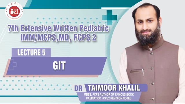 GIT || Diarrhea || Lecture-5 || Dr Taimoor Khalil