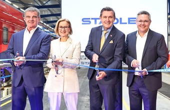 Neue Stadler Werkshalle als Schlüsselprojekt für die Zukunft der Bahnindustrie in Österreich