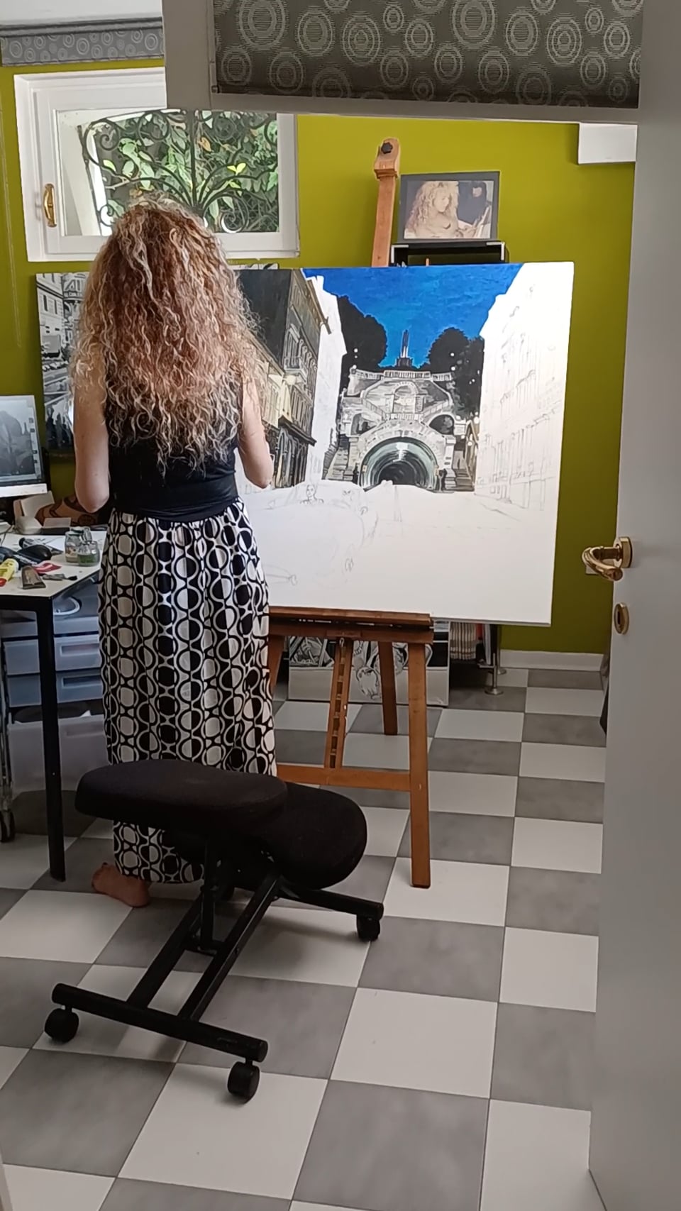 la scala dei giganti -   processo creativo                                     