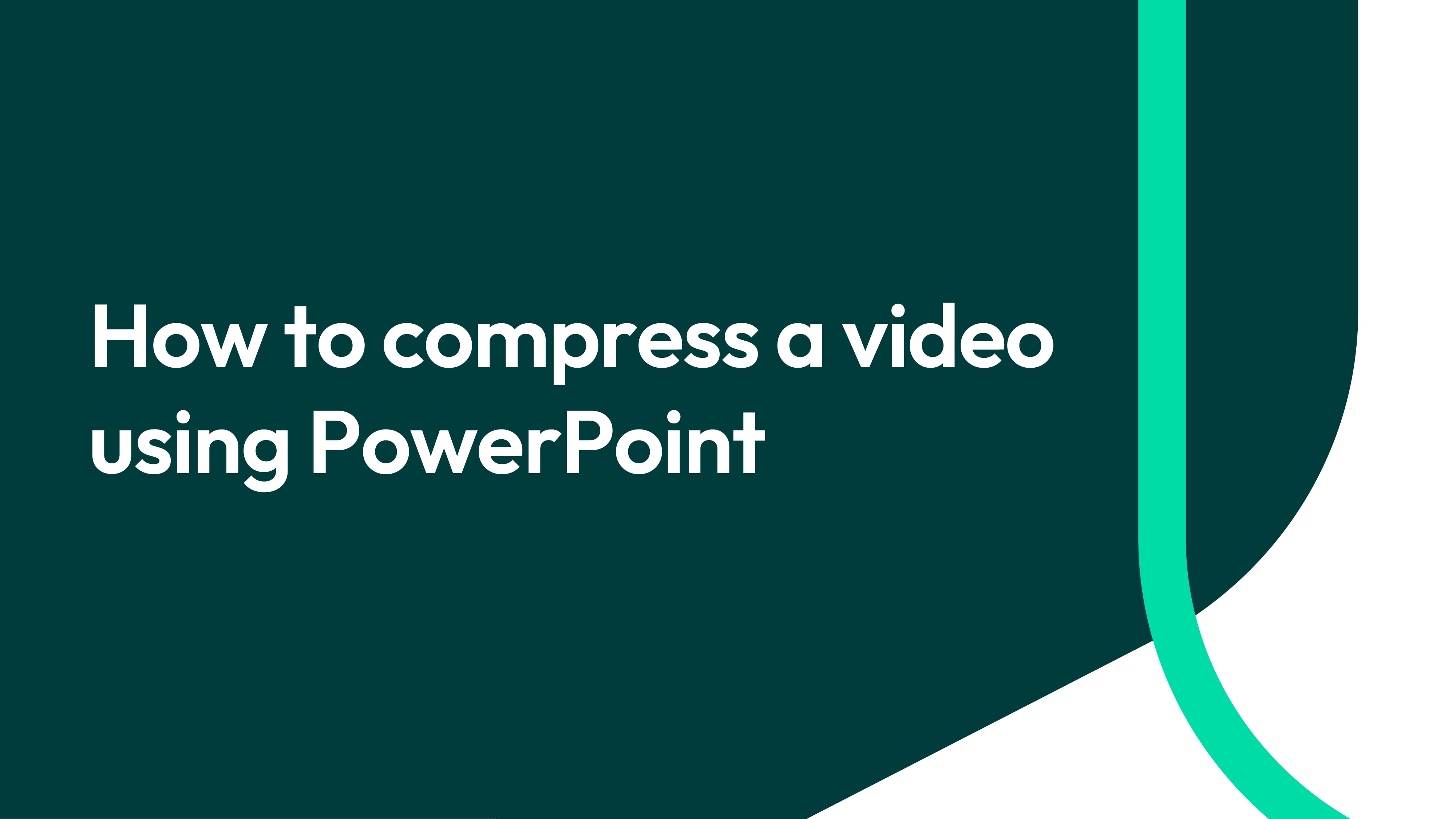 How to compress a video using PowerPoint | Videos & Movies on Vimeo