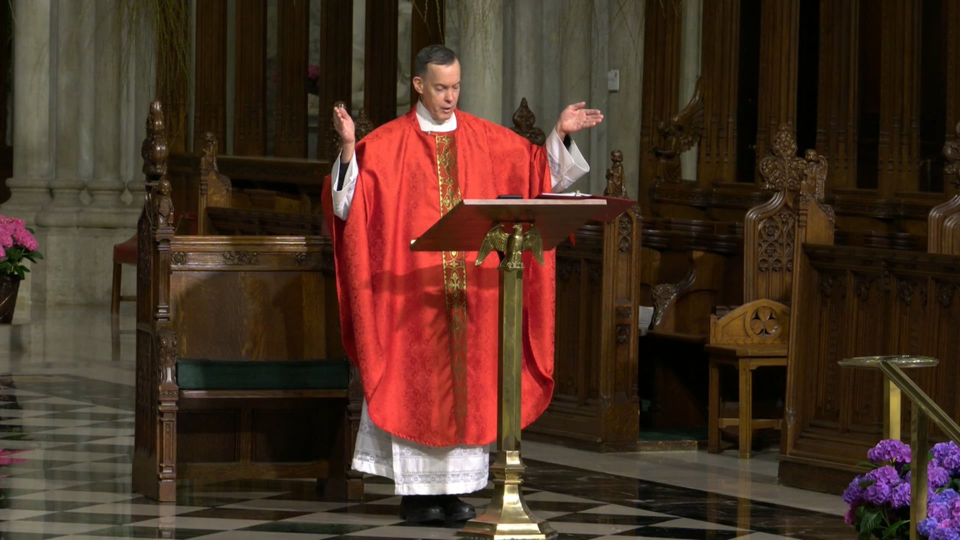 Mass from St. Patrick's Cathedral - April 13, 2026